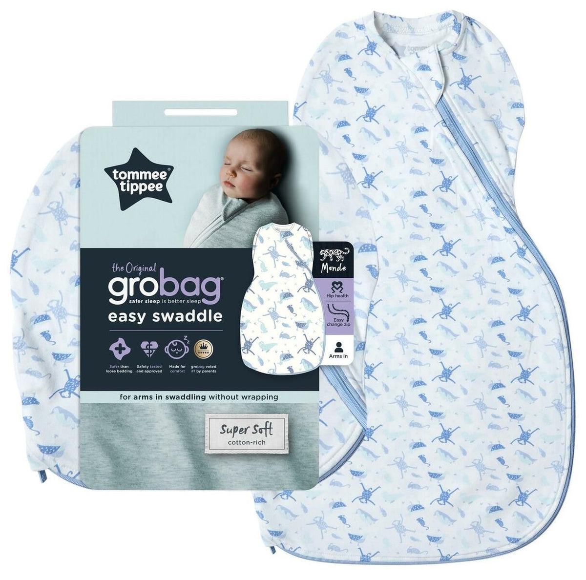 Swaddle blankets best sale tommee tippee